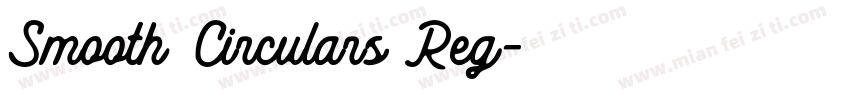 Smooth Circulars Reg字体转换